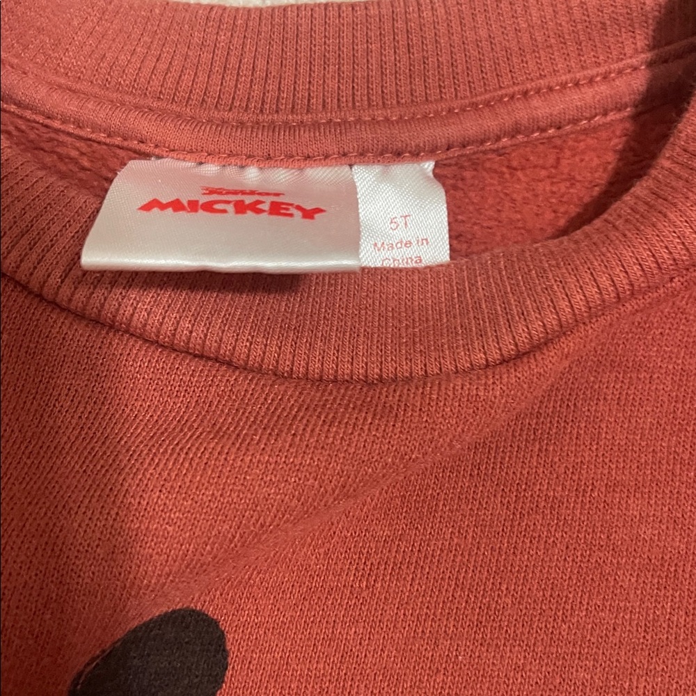 Mickey Mouse Rust Sweatshirt - Picture 2 of 3